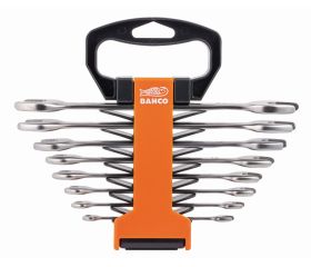 Juego de llaves fijas de dos bocas métricas (8 piezas/colgador de plástico) | 6M/SH